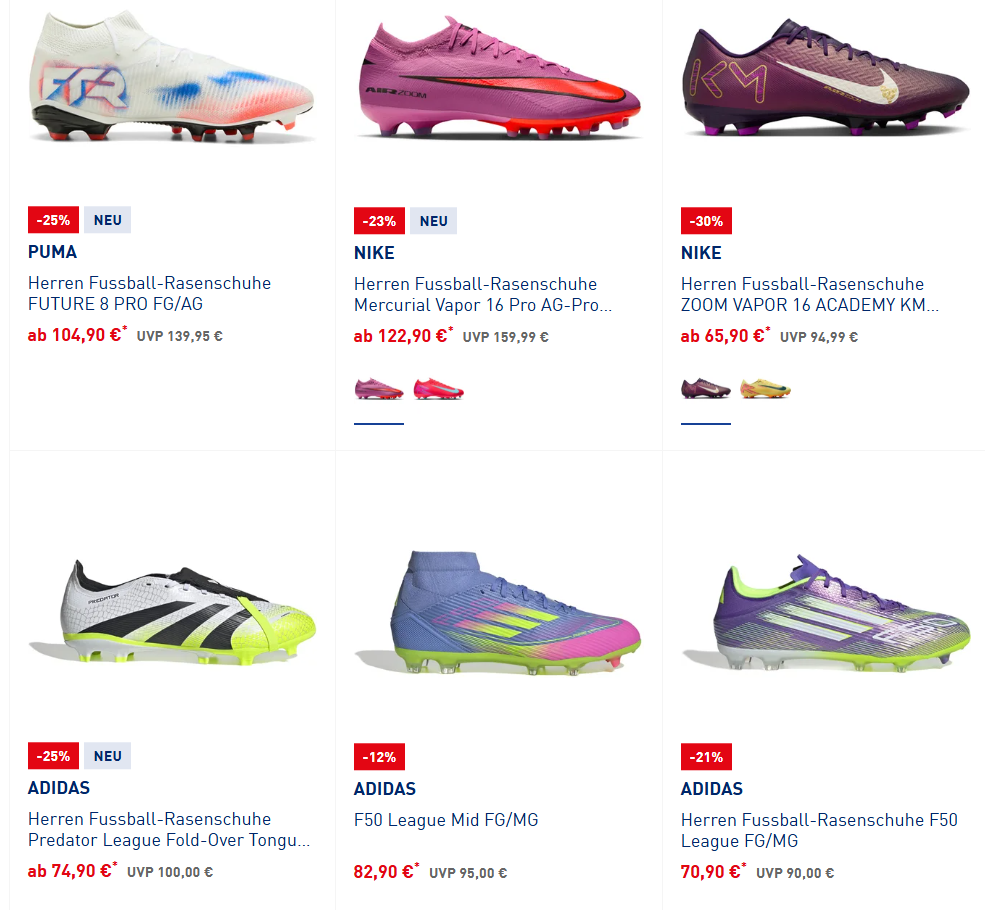 Intersport Fußballschuhe