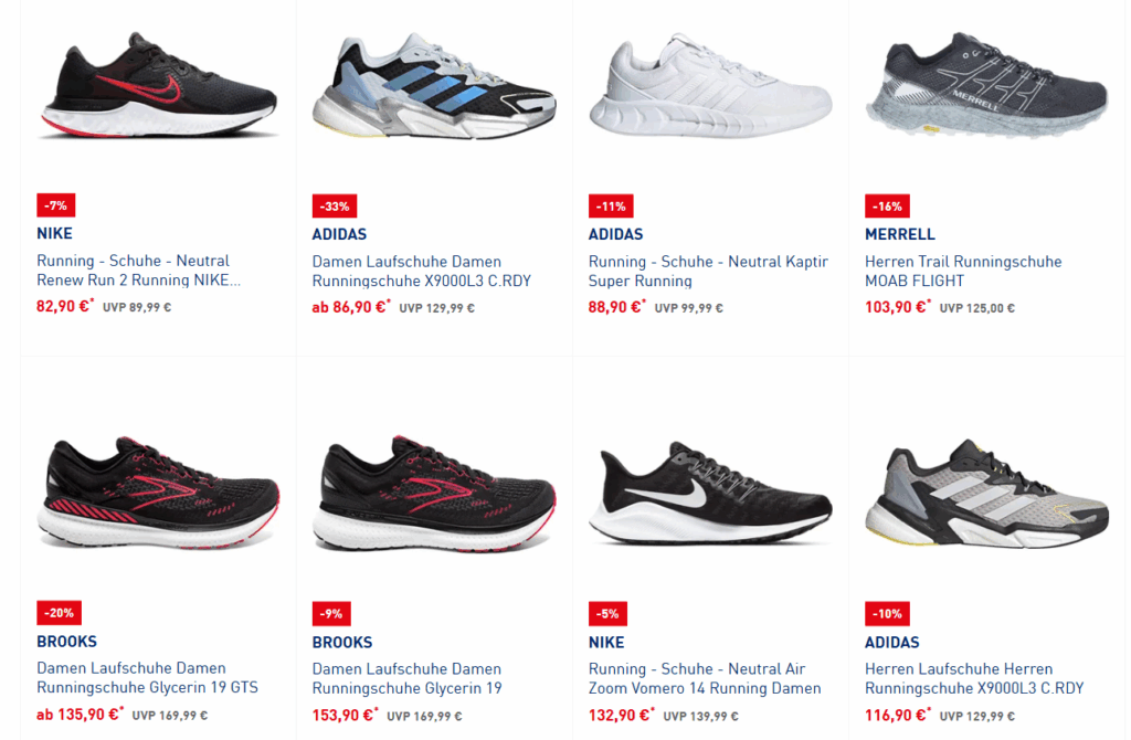Intersport Running Schuhe